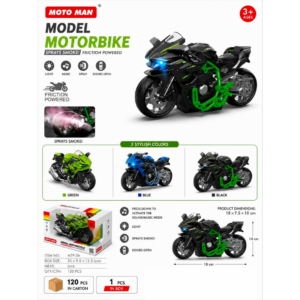 Moto Man Model Motorbike