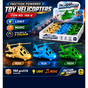 Friction Powered Toy Helicopters