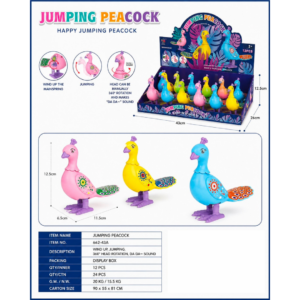 Jumping Peacock