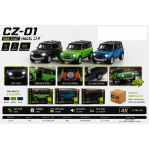 CZ-01 ABS-Cast Model Car